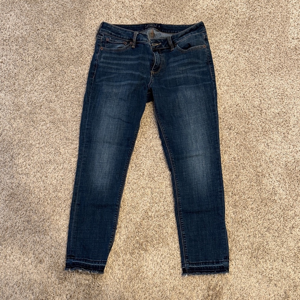 Lucky Brand Lolita Capri Dark Indigo Jeans